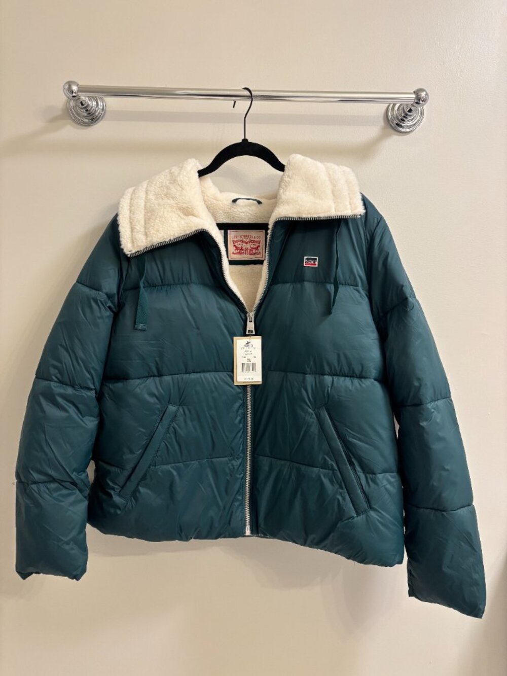 Levi Strauss Puffy Sherpa Lined Jacket